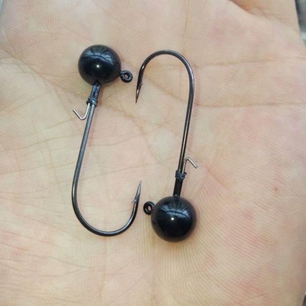 Tungsten Ball Jig Head  black:free shipping if your order is $40 or more Delivery time:9-11days